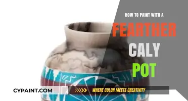 Creative Feather Painting: Transforming Clay Pots with Unique Techniques
