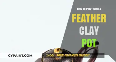 Creative Feather Clay Pot Painting: A Unique Artistic Guide