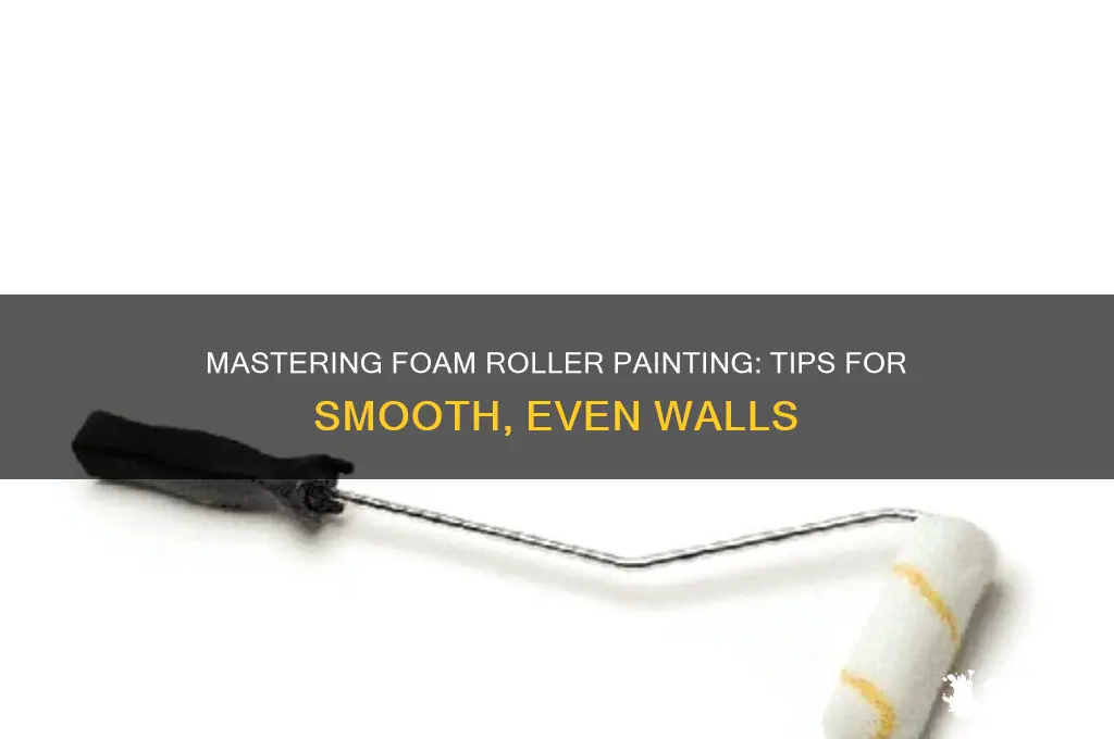 how to paint with a foam roller
