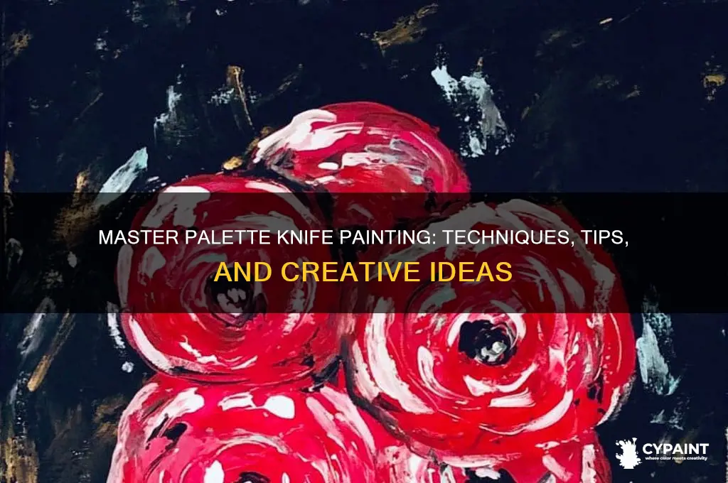 how to paint with a knife palette