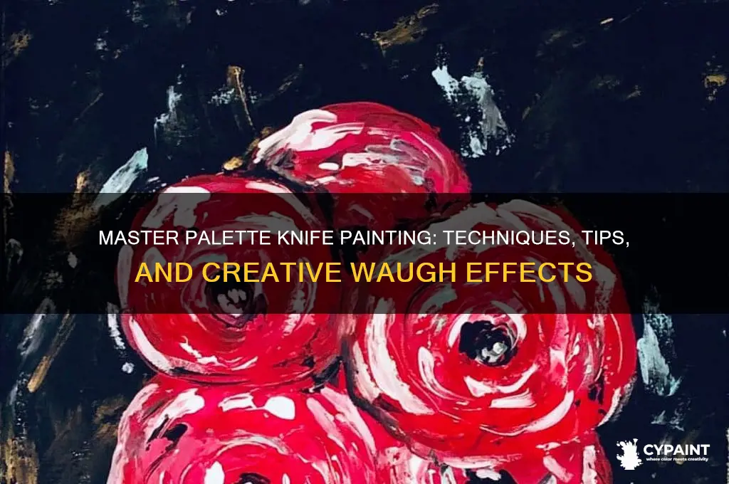 how to paint with a knife waugh
