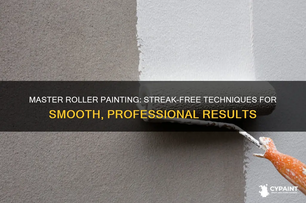 how to paint with a roller and not leave streaks