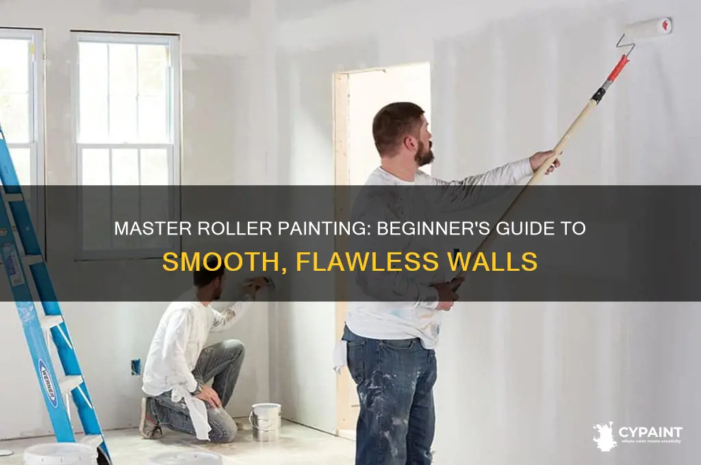 how to paint with a roller for beginners