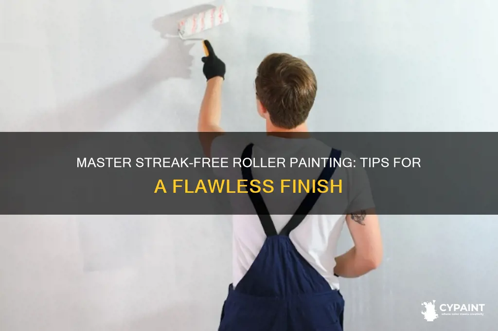 how to paint with a roller no streaks