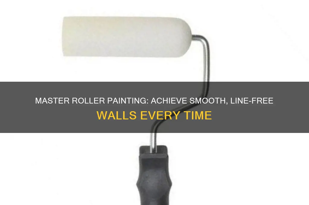 how to paint with a roller without lines