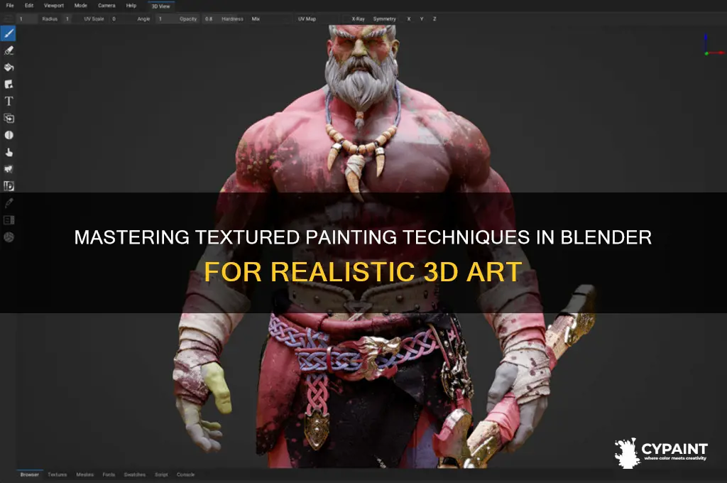 how to paint with a texture in blender