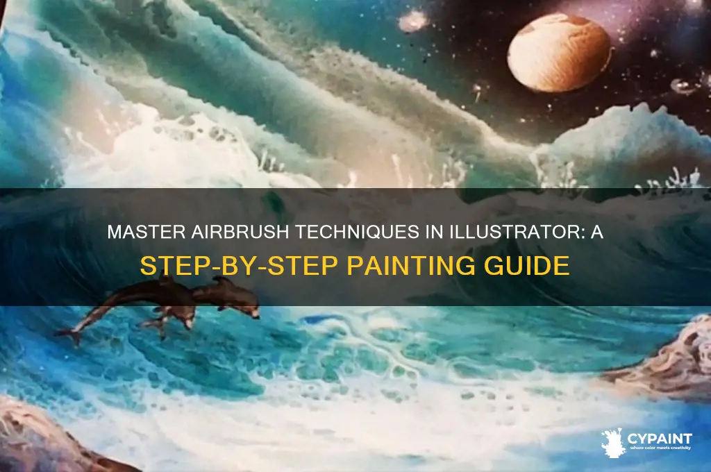 how to paint with an airbrush in illustrator