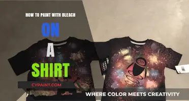 Creative Bleach Painting: Transforming Shirts with Unique Designs