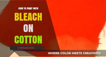 Creative Bleach Painting Techniques for Unique Cotton Fabric Designs