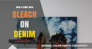 Creative Bleach Painting Techniques for Unique Denim Designs