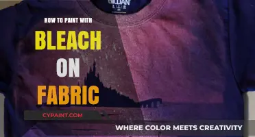 Creative Bleach Painting: Transforming Fabric with Unique Designs and Techniques