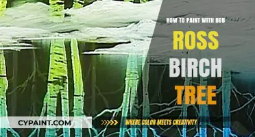Master Bob Ross' Birch Tree Painting Technique in Simple Steps