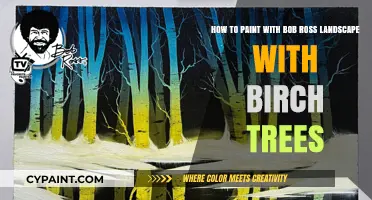 Master Bob Ross' Birch Tree Landscape Painting Techniques Step-by-Step
