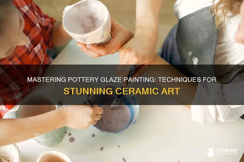 how to paint with glaze on pottery