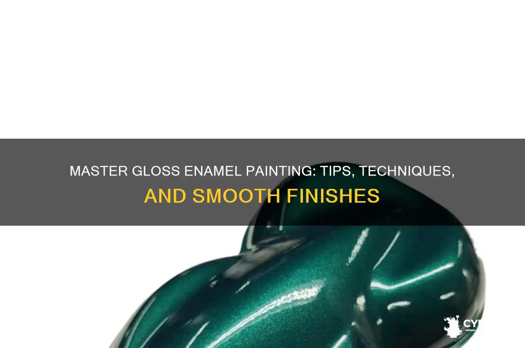how to paint with gloss enamel paint