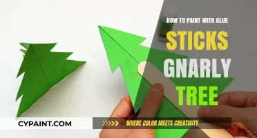 Creative Glue Stick Art: Crafting a Gnarly Tree Masterpiece