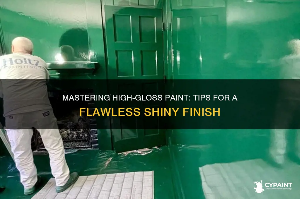 how to paint with hi gloss paint