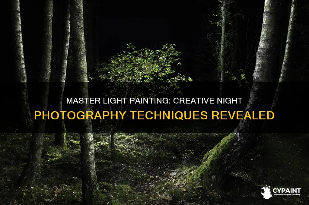 how to paint with light night photography