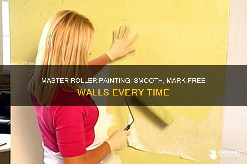 how to paint with roller without leaving marks