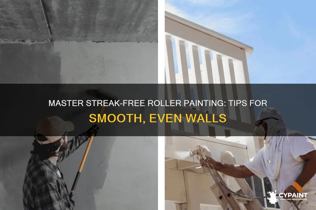 how to paint with roller without streaks