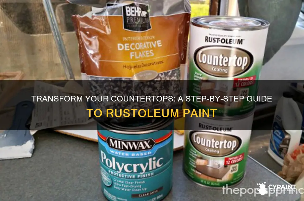 how to paint with rustoleum countertop paint