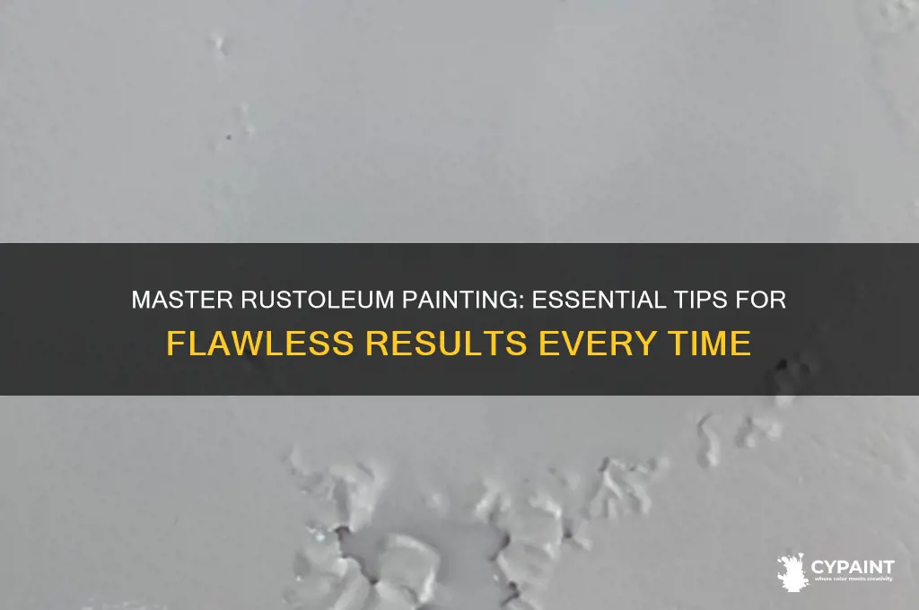 how to paint with rustoleum the right way