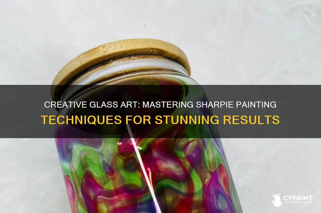 how to paint with sharpies on glass