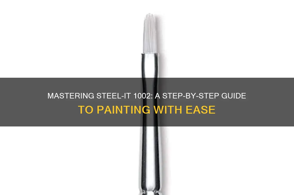 how to paint with steel-it 1002