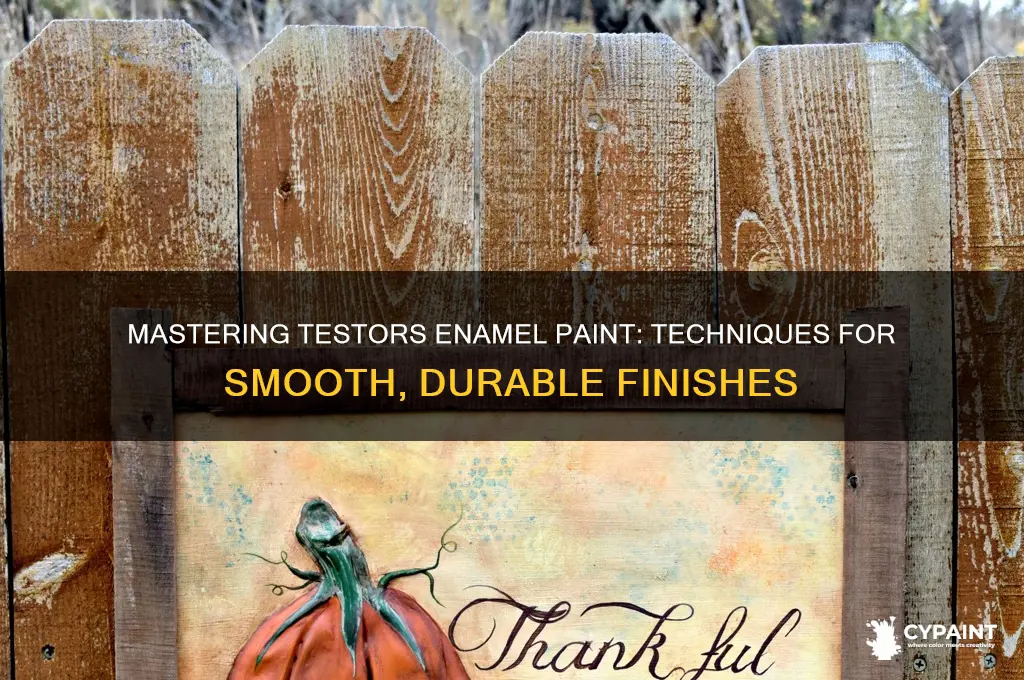 how to paint with testors enamel paint