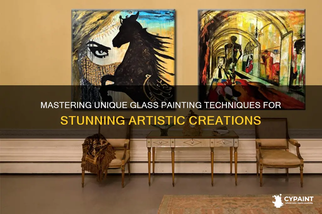 how to paint with unique glass paints