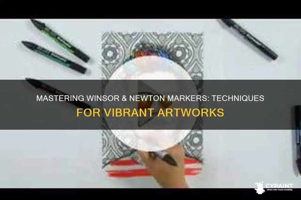 how to paint with winsor newton markers