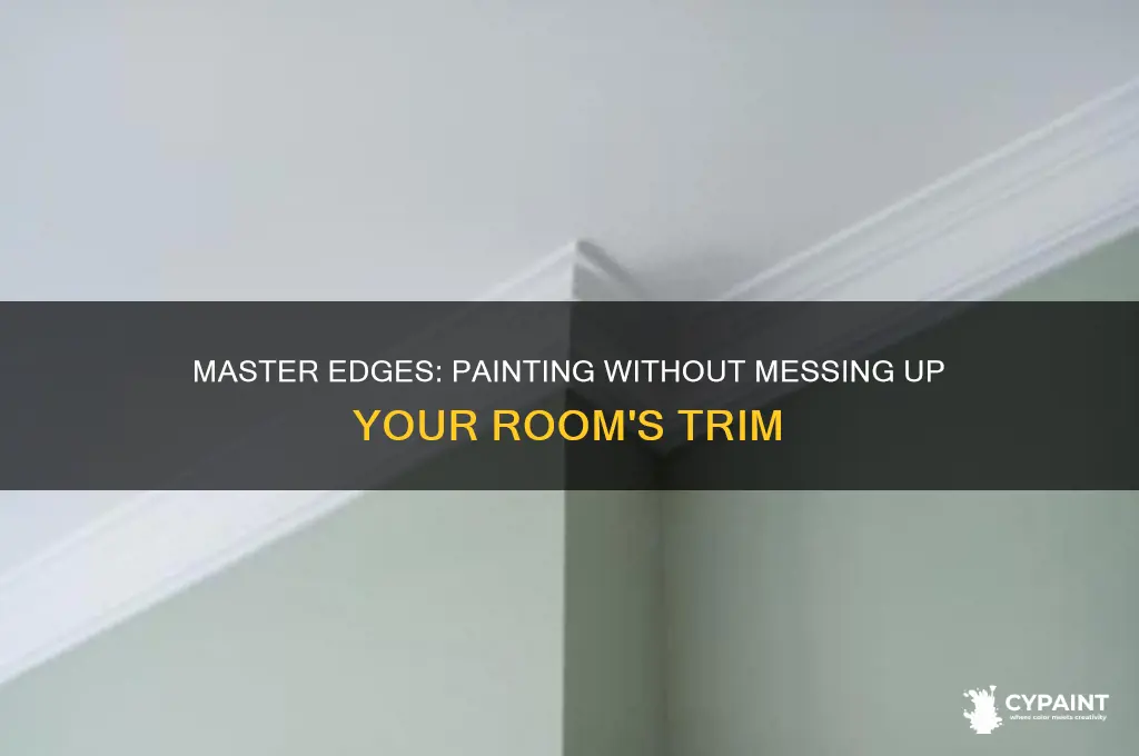 how to paint without going over room