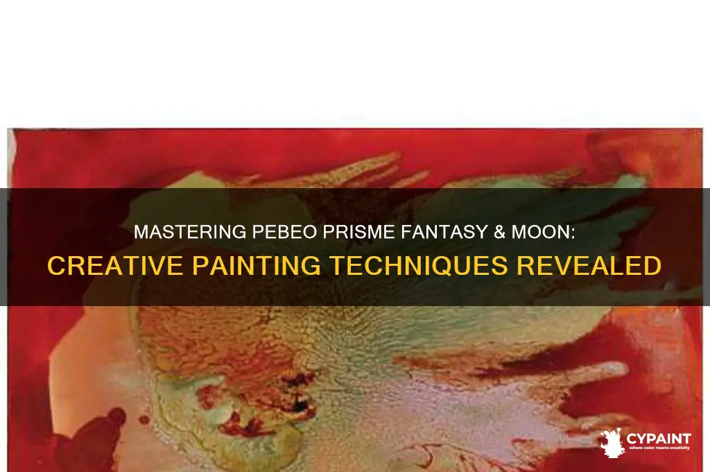 how to paint withpebeo prisme fantasy and moon