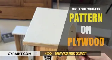 Mastering Woodgrain: Easy Steps to Paint Realistic Patterns on Plywood