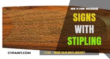 Master Stippling Techniques for Painting Woodwork Signs Like a Pro