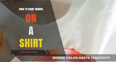 Creative DIY Guide: Painting Words on Shirts for Personalized Style