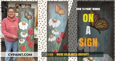 Master the Art of Painting Words on Signs: A Step-by-Step Guide