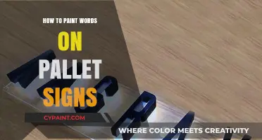 Mastering Pallet Sign Art: Techniques for Painting Words Perfectly