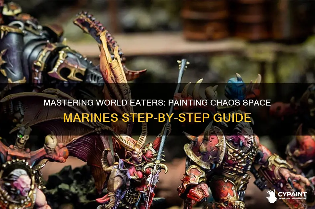how to paint world eaters chaos space marines