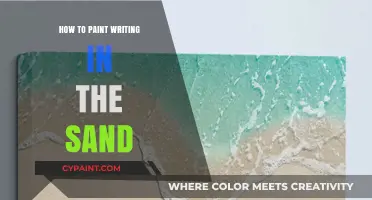 Creative Sand Art: Mastering the Technique of Painting Writing in Sand