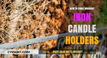 Mastering the Art of Painting Wrought Iron Candle Holders