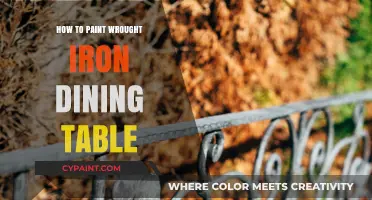 Revamp Your Wrought Iron Dining Table: A Step-by-Step Painting Guide