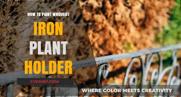 Revamp Your Garden: Easy Steps to Paint Wrought Iron Plant Holders