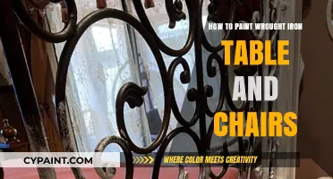 Revitalize Your Patio: Painting Wrought Iron Table and Chairs Guide