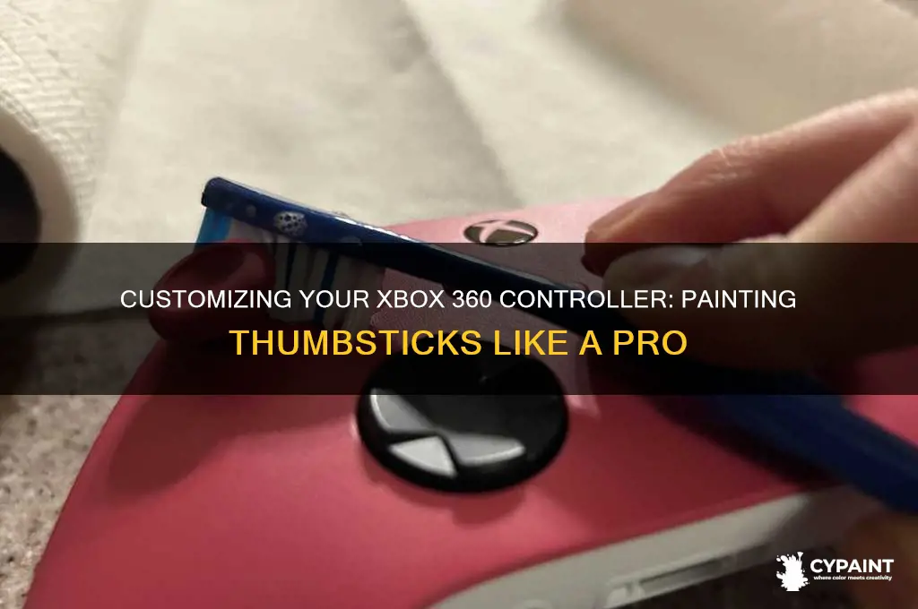 how to paint xbox 360 controller thumbsticks