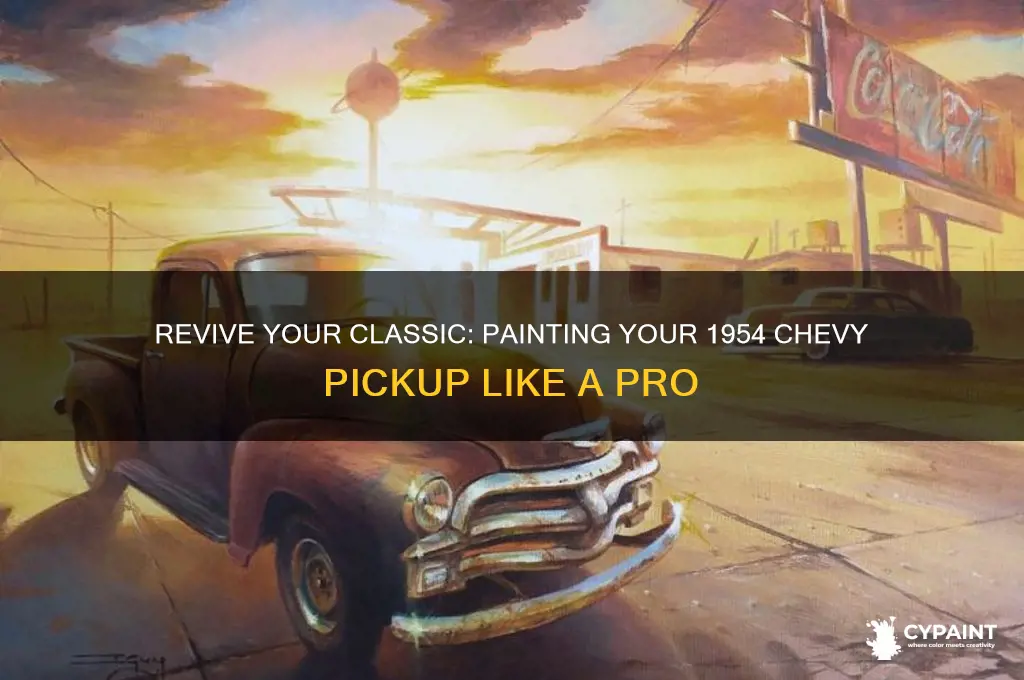 how to paint your 1954 chevy pickup
