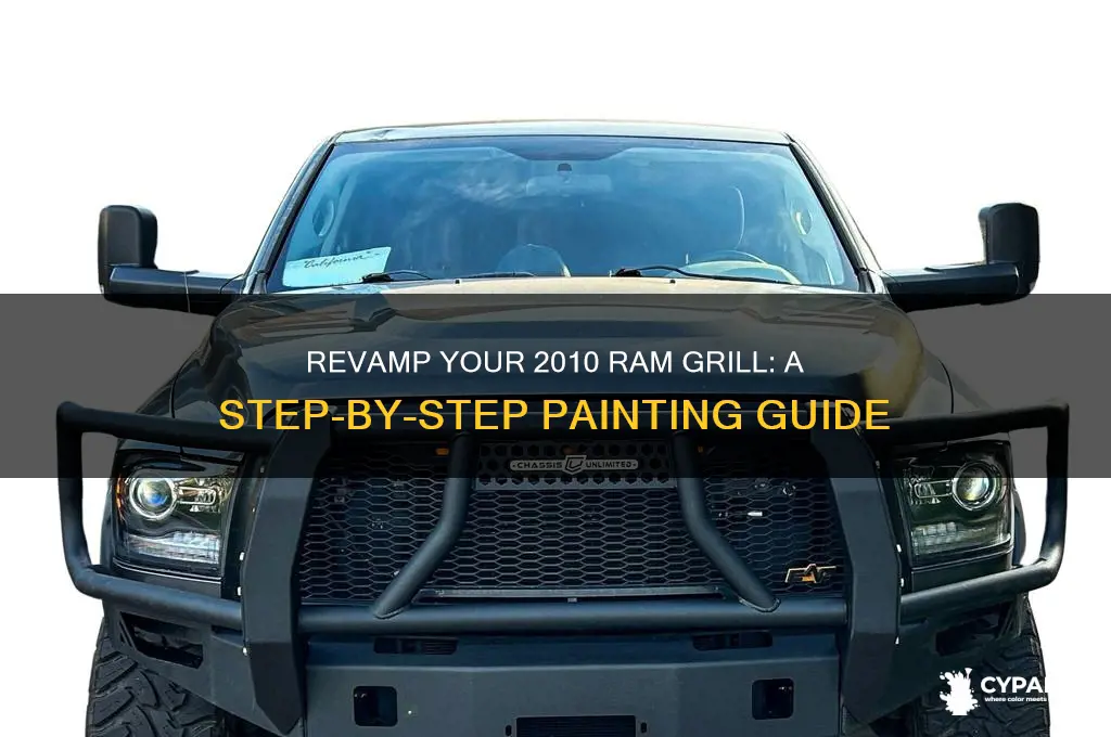 how to paint your 2010 ram grill