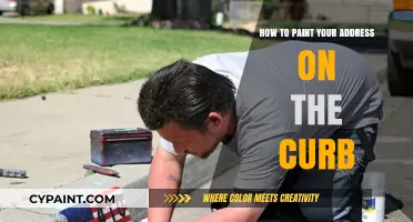 DIY Curb Appeal: Painting Your Address on the Curb Made Easy