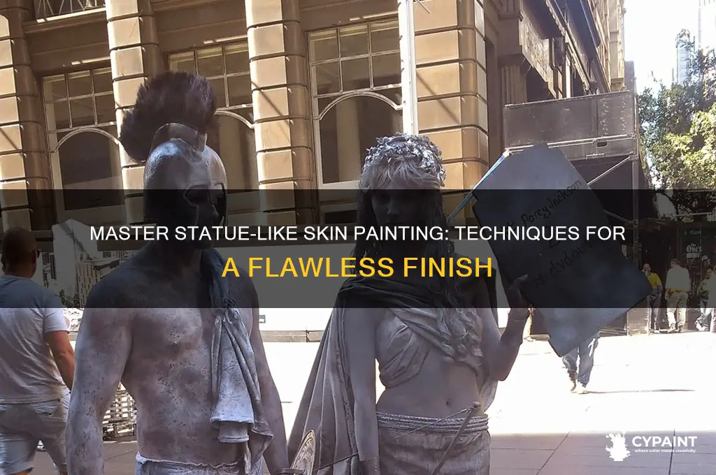 how to paint your akin to loom loke a statue
