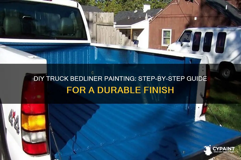 how to paint your bedliner in truck